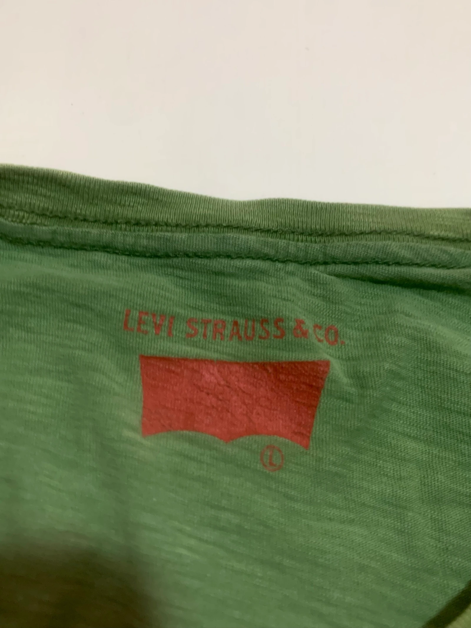 T-shirt Levi’s Classique Vert Original Taille M – photo 3